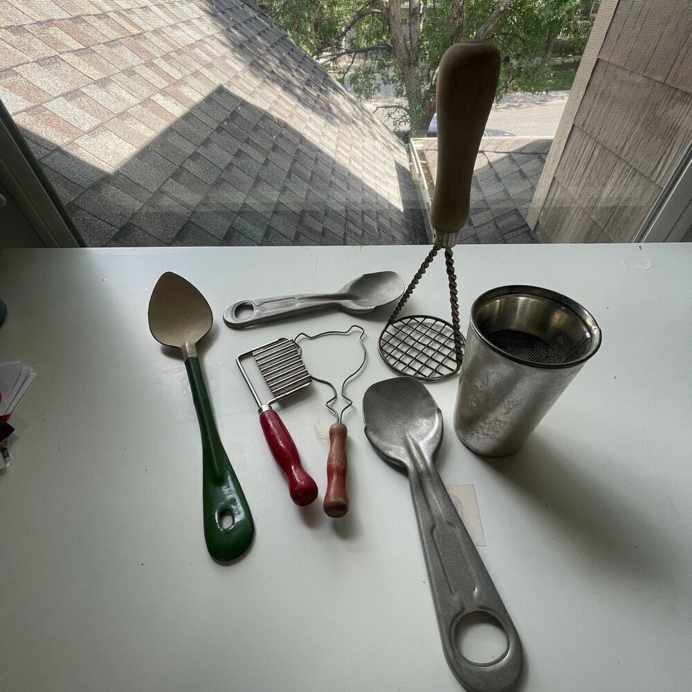 Vintage Kitchen Utensils Equipment‎ Set of 7